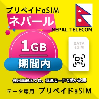 ネパール 1GB / 期間内（中東 13カ国）