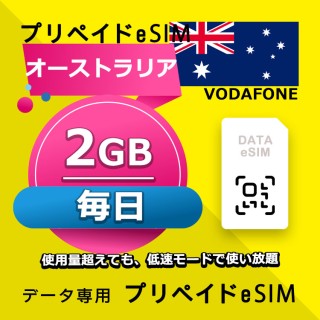 オーストラリア 毎日 2GB（オーストラリア・ニュージーランド）